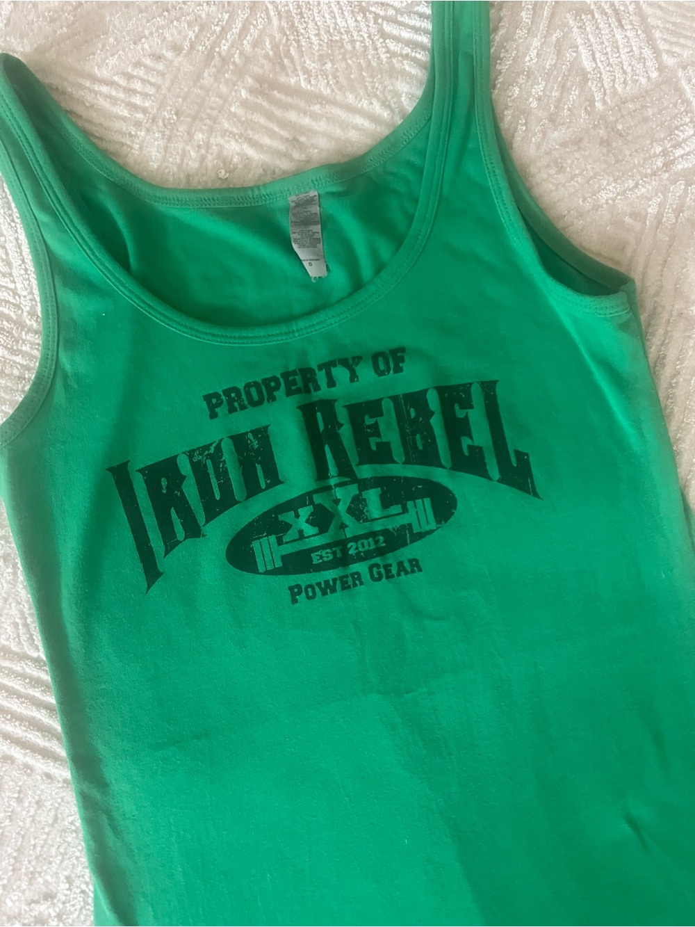 Iron Rebel Fitness brand Tank Top - Power Gear - NWOT
